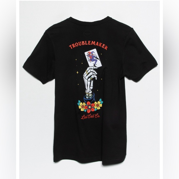 Last Call Co. Troublemaker Tee - Black 🖤 - Picture 4 of 9